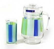 Комплект Luminarc AIME * BLUE STRIPES для напитков / 7 пр *