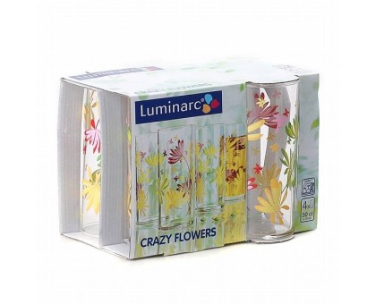 Набор Luminarc AIME *CRAZY FLOWER /270X6 стаканов выс.*