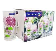 Набор высоких стаканов Luminarc AIME HORTENSIA ROSE, 270X6