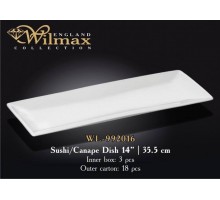 Блюдо для суши/канапе Wilmax  35,5 см