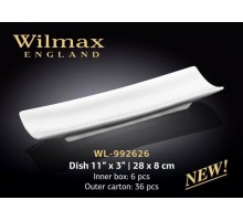 Блюдо прямоугольное Wilmax 28х8 см