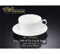 Чашка чайная&блюдце Wilmax  250 мл